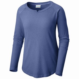 Columbia Ropa Casual Fall Pine™ Washed Crew Mujer Azules (328HIMKBX)